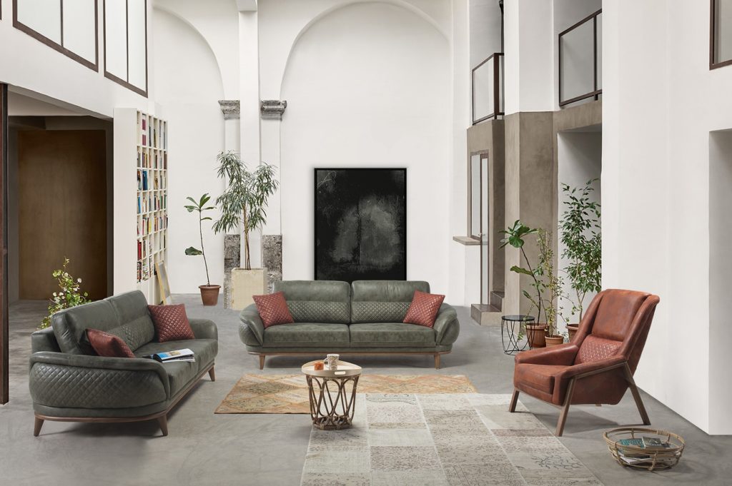 Bequemer Fernsehsessel im Wohnzimmer