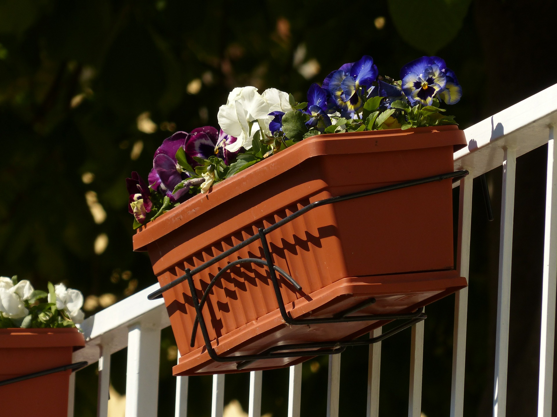 Blumenkastenhalterung